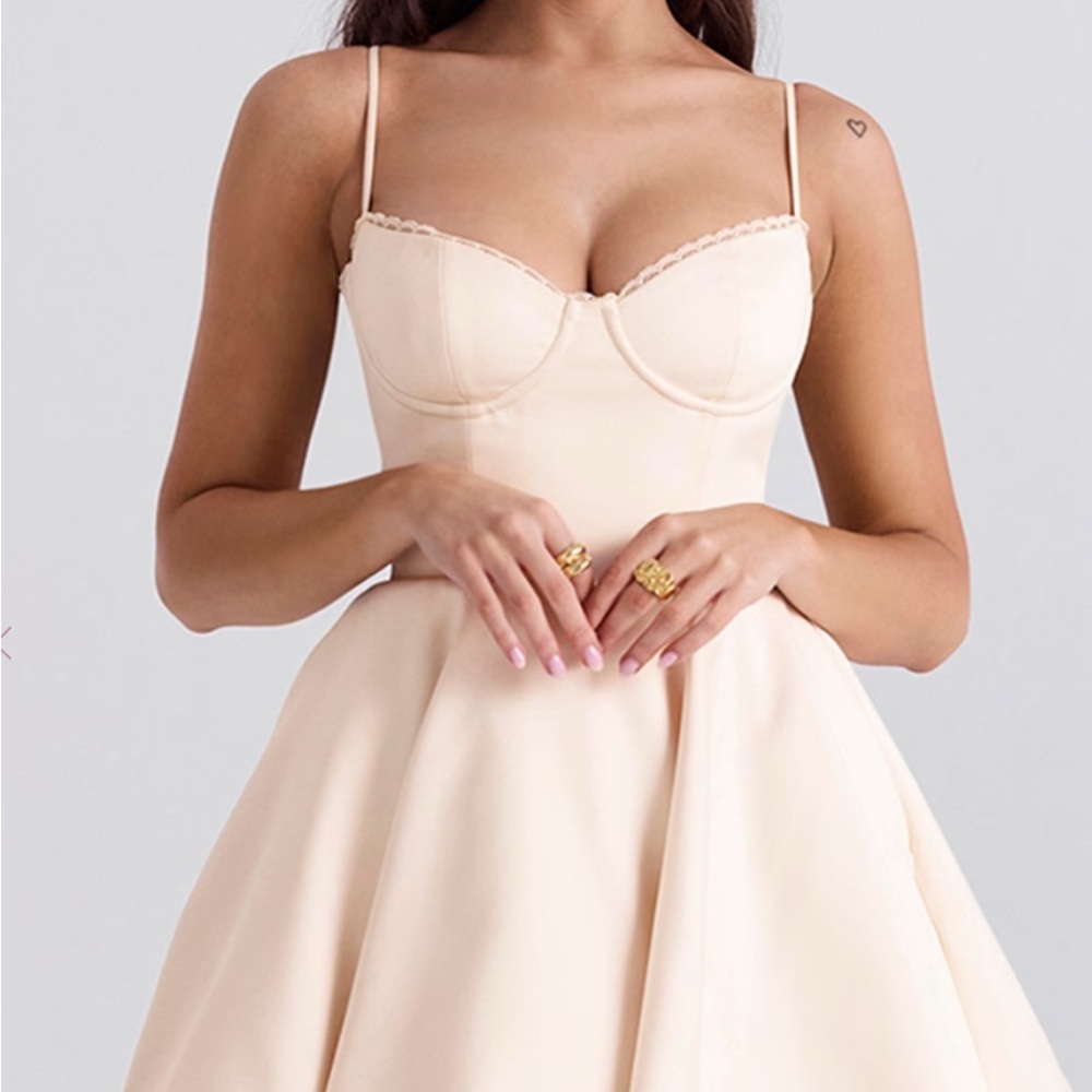 House of CB minimoiselle vintage cream tulle mini dress
